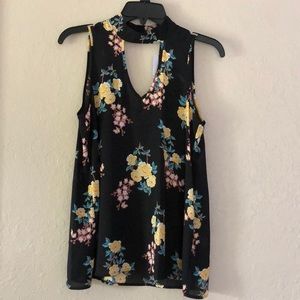 Hippie Rose sleeveless choker top